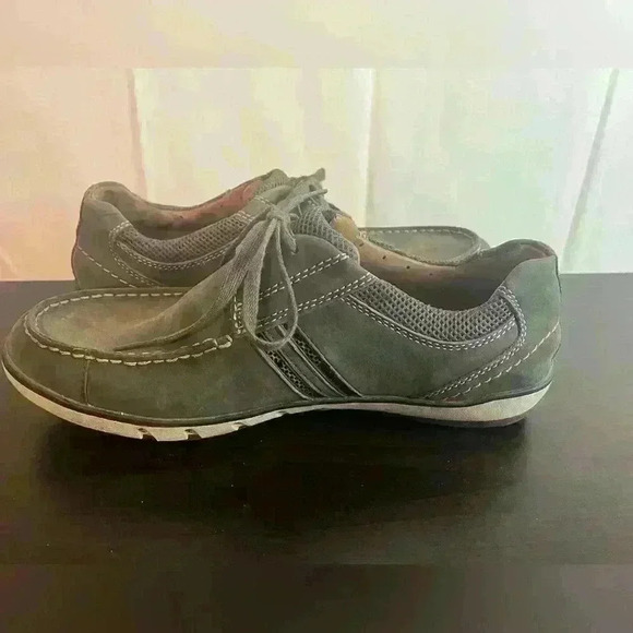 Unstructured Clarks Lace Up Leather Shoes‎ Men’s Size 8.5 - Picture 5 of 9